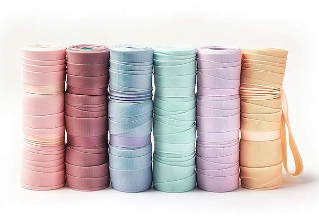 Zestaw nici do haftu w pastelowych barwach